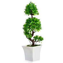 Artificial Single Stem Bonsai in Ruby pot (Height : 38 cm)