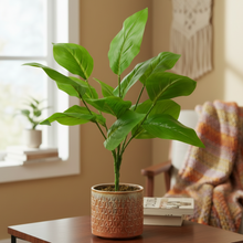 Artificial Plant 15 Leaves without Pot - Height 40 cm - Design -11