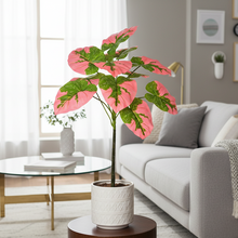 Artificial Plant 12 Leaves without Pot - Height 105 cm - Design -12