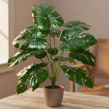 Artificial Plant 12 Leaves without Pot - Height 45 cm - Design -15