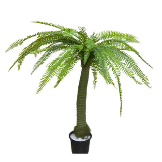 Artificial 3 feet Fern plant single stem without pot