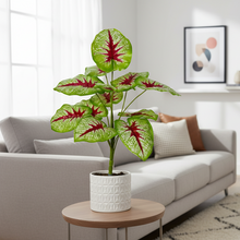 Artificial Plant 12 Leaves without Pot - Height 60 cm - Design -1