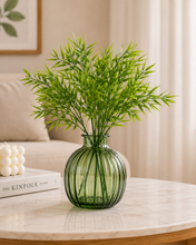 Artificial pronged bamboo leaves (Height : 35 cm)