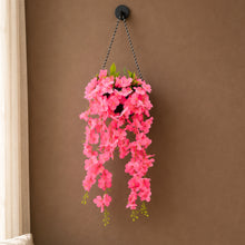 set of 2 Wisteria glassi with hanging boat pot