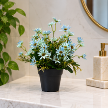 Artificial Icelandic Chrissanthemum in Cone Pot