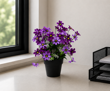 Artificial Daisy Flower in Cone Pot