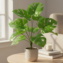 Artificial Plant 12 Leaves without Pot - Height 45 cm - Design -22