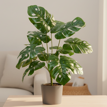 Artificial Plant 12 Leaves without Pot - Height 45 cm - Design -23