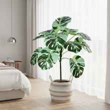 Artificial Plant 12 Leaves without Pot - Height 105 cm - Design -2