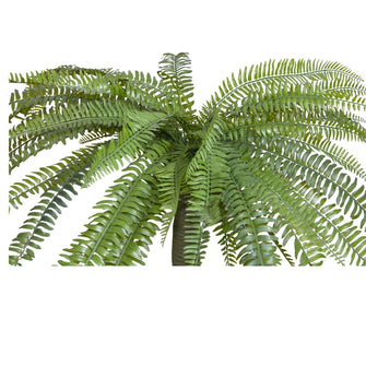 Artificial 4 feet Fern plant single stem without pot