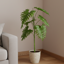 Artificial Plant 8 Leaves without Pot - Height 95 cm - Design -1