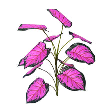 Artificial Plant 12 Leaves without Pot - Height 50 cm - Design -2