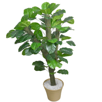 Artificial Green Plant in 4 feet Moss Stem (Without pot)