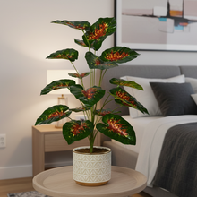 Artificial Plant 18 Leaves without Pot - Height 80 cm - Design -33