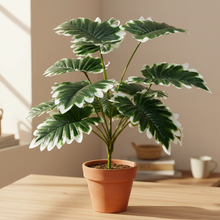 Artificial Plant 12 Leaves without Pot - Height 45 cm - Design -3