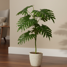 Artificial Plant 8 Leaves without Pot - Height 95 cm - Design -2