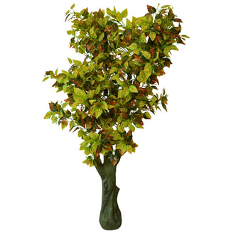 Artificial Real Touch Leaves plant 5.5 Feet Height ( without pot)