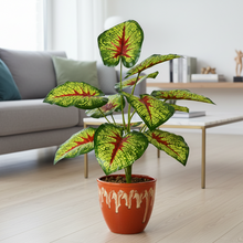 Artificial Plant 12 Leaves without Pot - Height 60 cm - Design -4