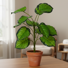 Artificial Plant 12 Leaves without Pot - Height 50 cm - Design -4