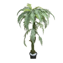 Artificial 4 feet Dust Fern plant single stem without pot