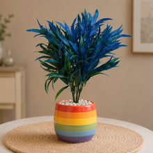 Artificial Colored Bamboo Leaves Bunch (Height -32cm x Width -30cm)