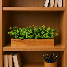 Artificial Plant Bunch in Wood Planter