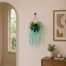 Artificial wisteria in hanging pot (Height : 60  X Width: 30 cm)
