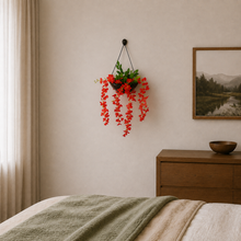 Artificial wisteria in hanging pot (Height : 60  X Width: 30 cm)