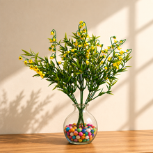 Artificial Coloured Grass Bells (Height -35cm x Width -28cm)