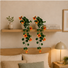 Artificial Flower Vine Plant Falling with Pot : Pack of 2 (Natural Touch & Feel)| Home D‚cor with Small Size Pot |plant hanging for Home Decor | Office Decor | Size 45 X 17 X 7 CM | 8161