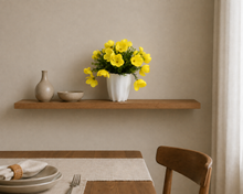 Artificial Flower Blossom in Grass with Pot, Perfect for Home & Office D‚cor