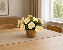 Artificial Flower in Grass with Pot, Perfect for Home & Office D‚cor