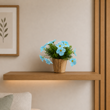 Artificial Flower in Grass with Pot, Perfect for Home & Office D‚cor