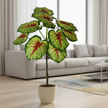 Artificial Plant 12 Leaves without Pot - Height 105 cm - Design -8