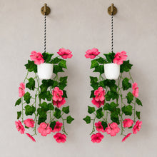 blossom cutting on line bail set of 2 hanging pot bail