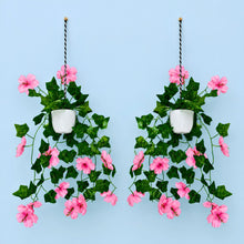 blossom cutting on line bail set of 2 hanging pot bail