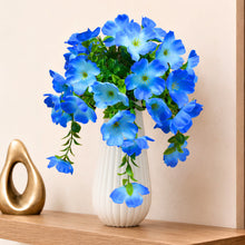 6" long po mini latex topiary with flowers( 35 leavs=flowers)