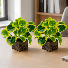 set of 2 real touch leaves in parrot 2 sticks in medium printed multicolor dabbi