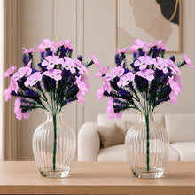 printed blossom cutting flowers (24 count )in rose marry bunch set of 2