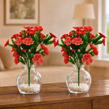 printed blossom cutting flowers (24 count )in rose marry bunch set of 2