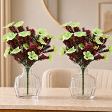 printed blossom cutting flowers (24 count )in rose marry bunch set of 2