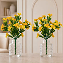 printed blossom cutting flowers (24 count )in rose marry bunch set of 2