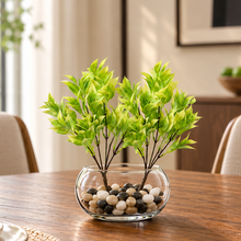 Artificial Plant Bunches (Set of 2) Latex Plant -Without Pot(Height 30 cms / 12 inchs)