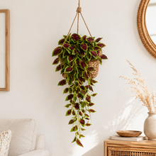 Artificial Plant Leaves Hanging ? Lush Greenery for Home & Office (Pot Not Included)
