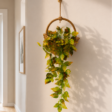 Artificial Plant Leaves Hanging ? Lush Greenery for Home & Office (Pot Not Included)