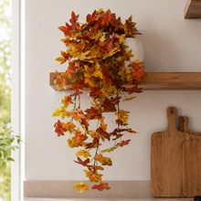 Artificial Plant Leaves Hanging ? Lush Greenery for Home & Office (Pot Not Included)