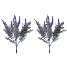 Set of 2 Artificial Plant Redwood Leaves Bunches Without Pot (Height 33 cms / 14 inchs