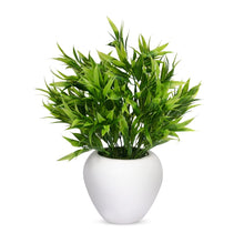 Artificial Bamboo Leaves in Apple pot