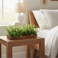 Artificial Plant Bunch in Wood Planter