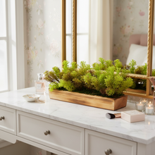 Artificial Plant Bunch in Wood Planter